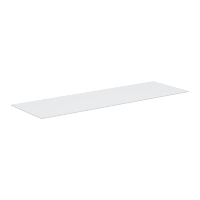 neoro n50 Slim countertop W: 160 cm made of thermoplastic material (PMMA) matt white
