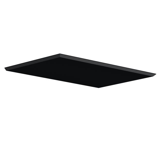 neoro n50 support plate for 1 cm high countertops W: 77.5 cm matt black