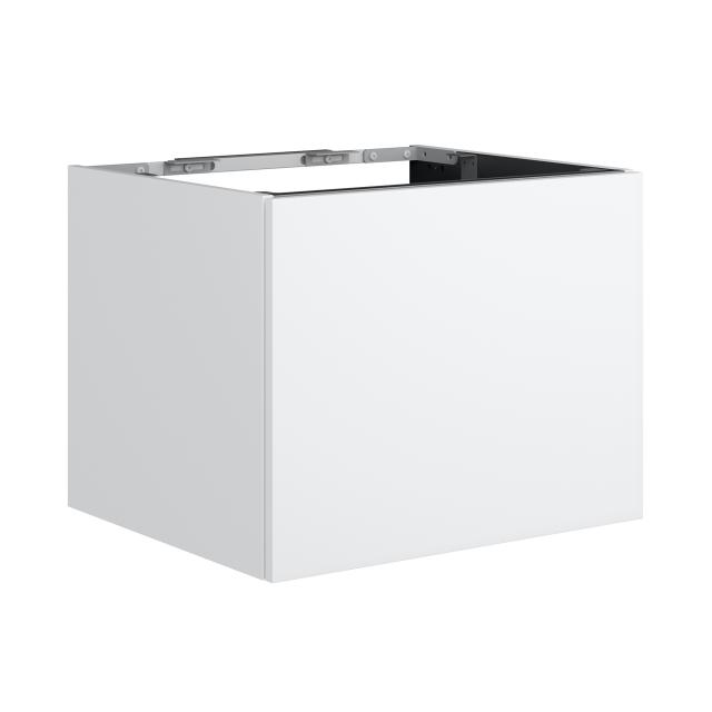 neoro n50 vanity unit for countertop with 1 pull-out compartment front matt white / corpus matt white