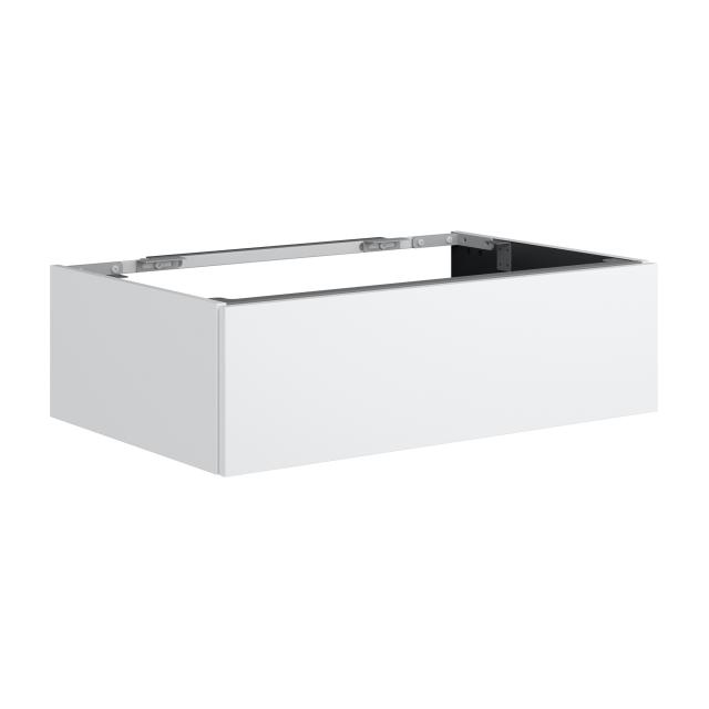 neoro n50 vanity unit W: 80 cm, with 1 pull-out compartment matt white
