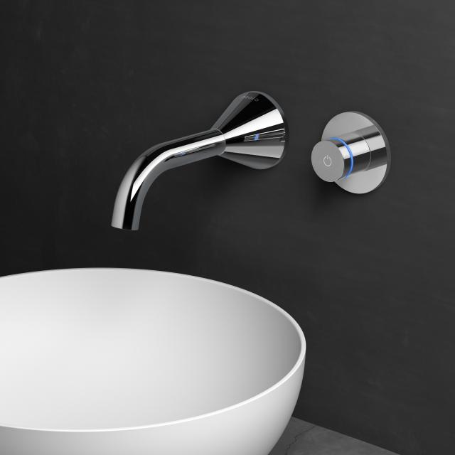 neoro n70 | n80 electronic wall-mounted basin fitting chrome
