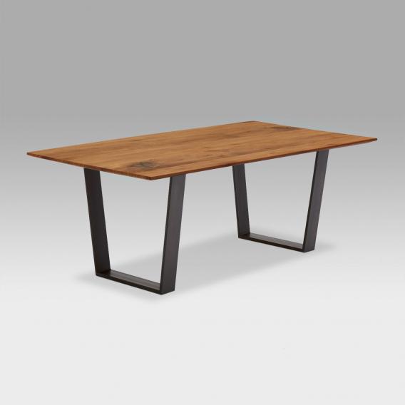 Niehoff OAK-EDITION FACETTE dining table with trapezoidal runners