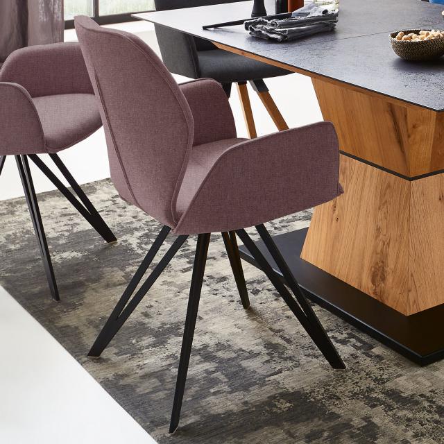 Niehoff MERLOT chair with armrests, rotating