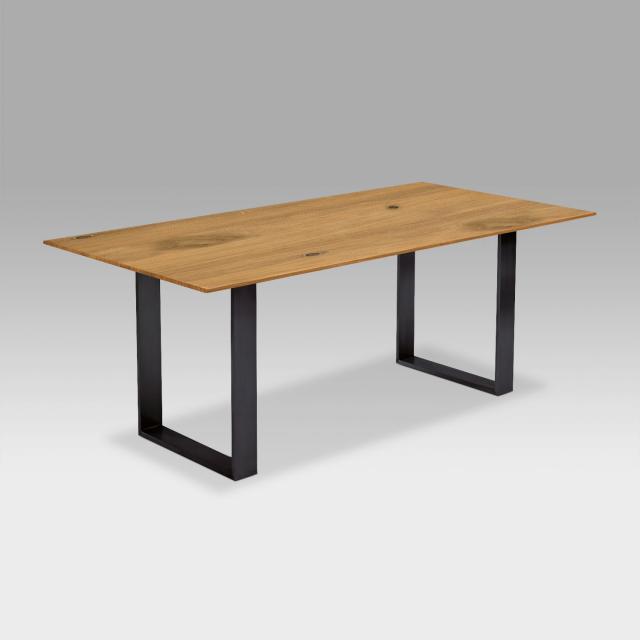 Niehoff OAK-EDITION CUBIC dining table with runners
