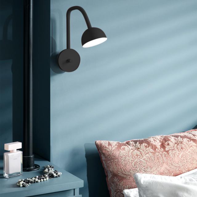 Northern Blush LED wall light with dimmer