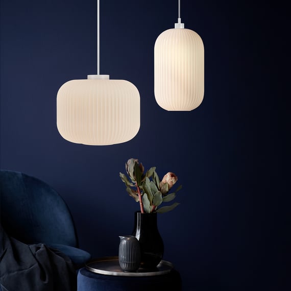 Luminaire Nordlux Torina - Suspension Verre 20 Cm - Design Scandinave Élégant Pour Intérieur