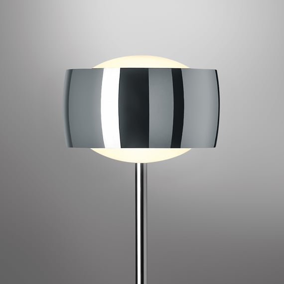 Trio Lighting George lampada da tavolo led vetro sfera con telecomando rgb + dimmer h. 20