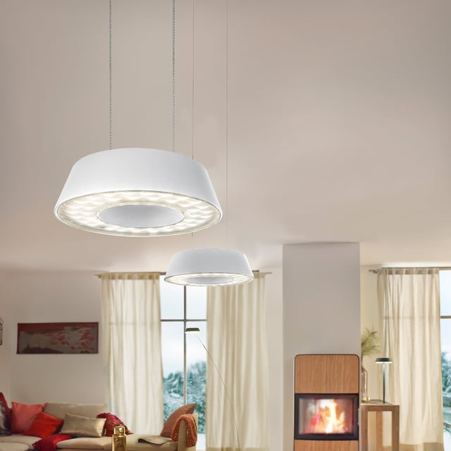 GILDE Lanterna LED 'Tenda' In Porcellana Bianca - Altezza 20cm, Con Manico In Ecopelle, Per 2 Batterie AA