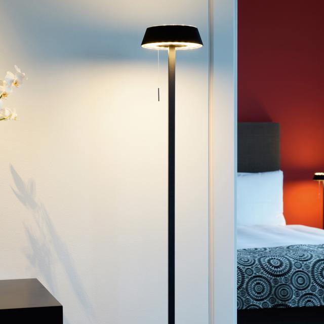 OLIGO Plus GLANCE LED floor lamp straight with dimmer