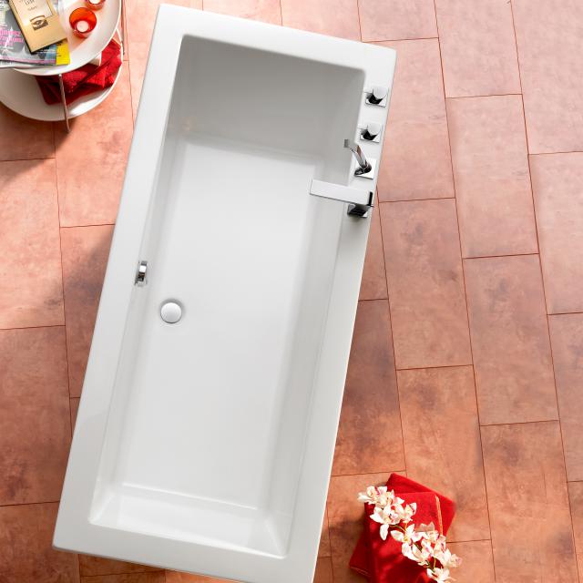 Ottofond Cubic rectangular bath, built-in with leg frame