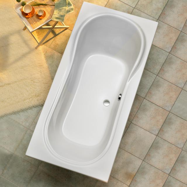 Ottofond Palma rectangular bath, built-in with bath support