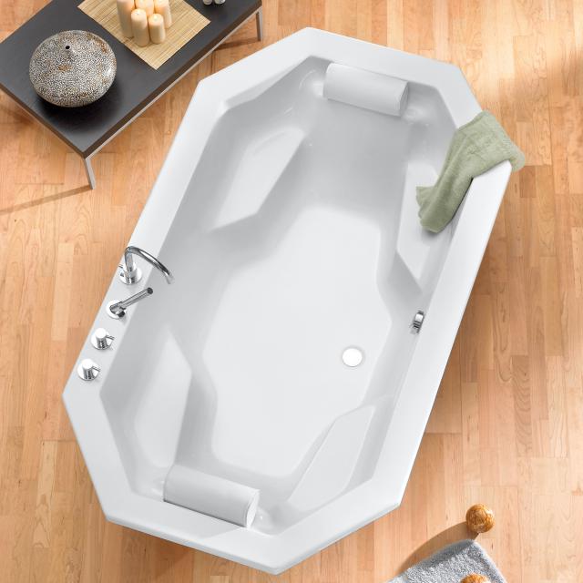 Ottofond Sumatra octagonal bath, built-in with bath support