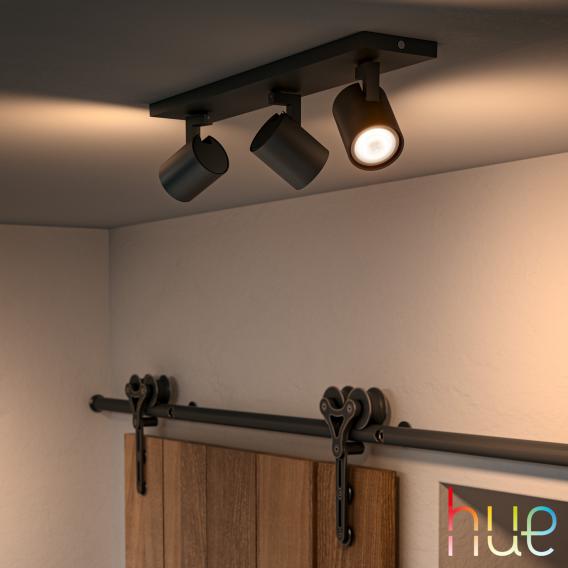 Philips Hue Runner Three Headed Ceiling Spotlight With Dimmer 8719514338401 Reuter - Philips Ceiling Mounted Lights