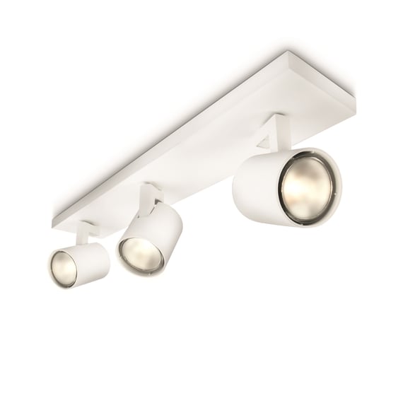 Philips Runner Einbaustrahler GU10 1x Schwarz – Schlankes Design, Wasserresistent, Richtbar
