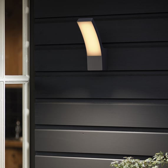 Philips LED MyGarden - Lampada Da Parete Per Esterni, Antracite, 3W, 270 Lumen - 2