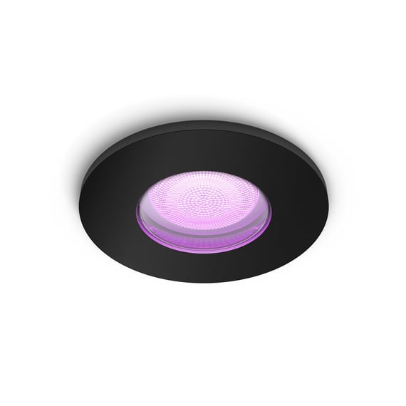 Philips Hue White and Color Ambiance Lampadaire Exérieur IMPRESS Aluminium Noir | Leroy Merlin