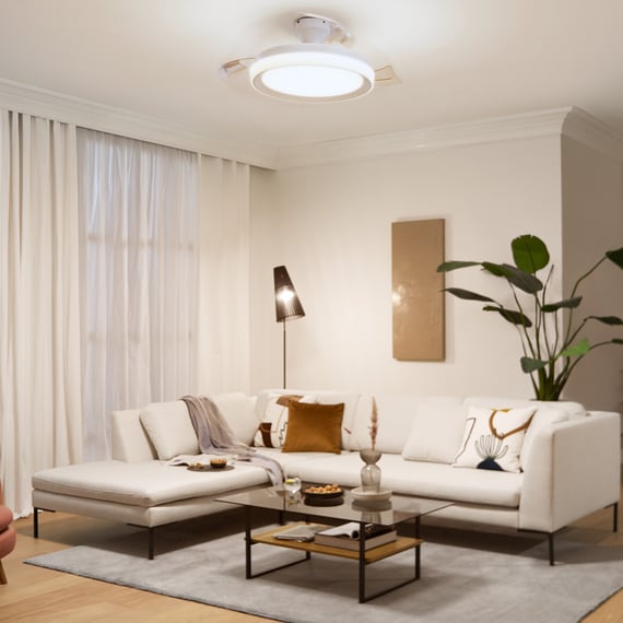 Plafoniera LED Da Soffitto In Legno E Acrilico 30x30 Cm | 24W, Luce Bianca Neutra 4000K, Non Dimmerabile - Per Soggiorno, Camera, Cucina