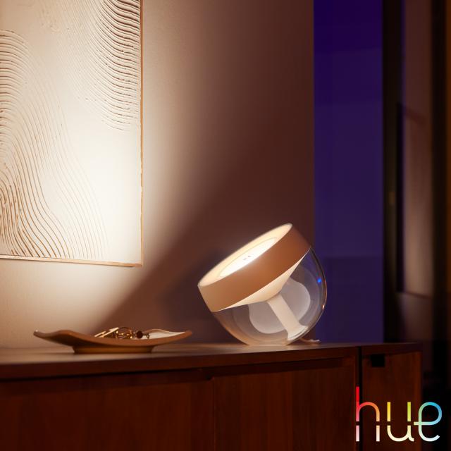 PHILIPS Hue Iris LED RGB table lamp with dimmer