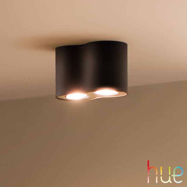 PHILIPS Hue Pillar double ceiling spotlight with dimmer