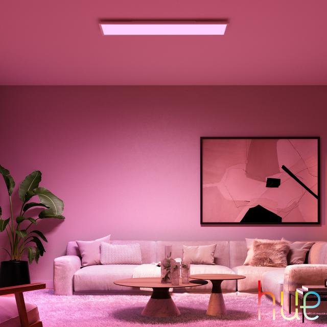 PHILIPS Hue Surimu RGBW LED ceiling light with dimmer