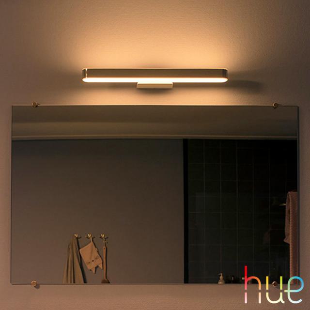 PHILIPS Hue White ambiance Adore LED mirror light / wall light with dimmer