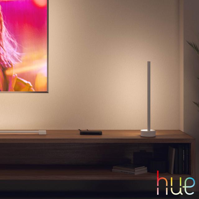 PHILIPS Hue White and color ambiance Signe LED table lamp with dimmer