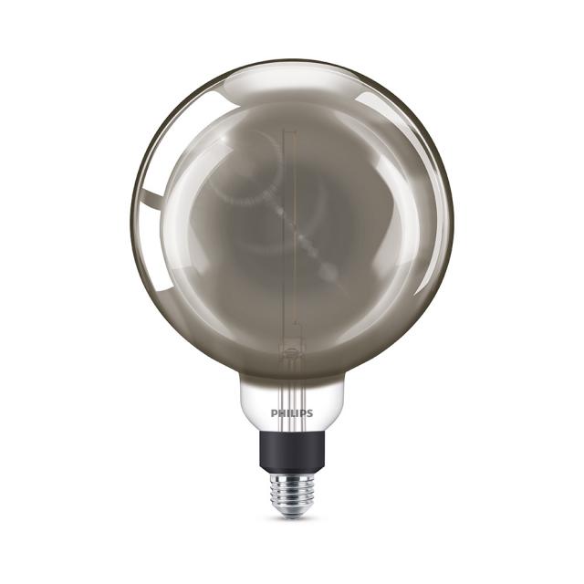 Philips LEDclassic Vintage Smoky Globe XL G200, E27, dimmable