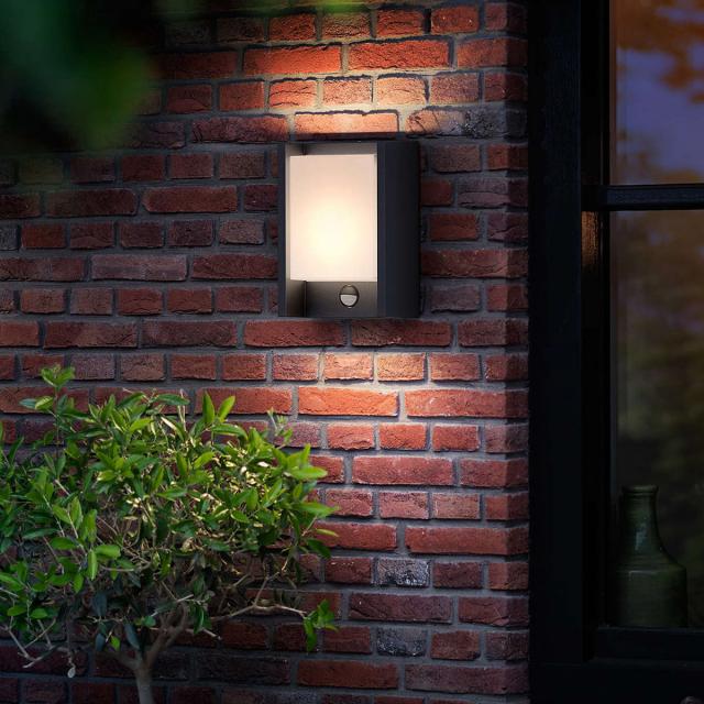 PHILIPS myGarden Arbour LED wall light with motion sensor