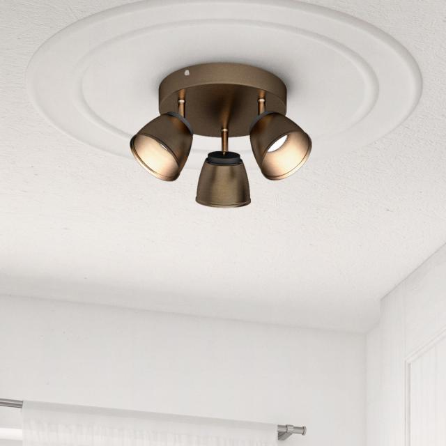 PHILIPS myLiving County LED ceiling light/spot 3 heads