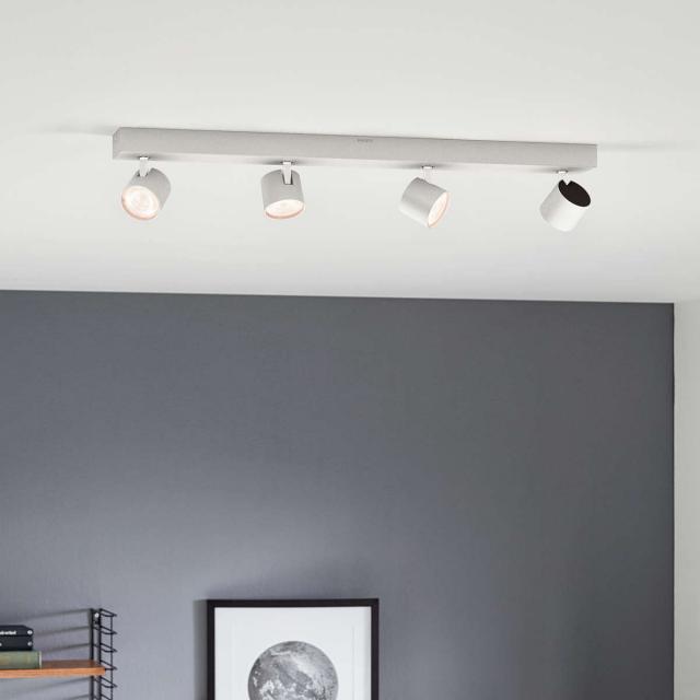 PHILIPS myLiving Star LED Warmglow ceiling spotlight, 4 heads