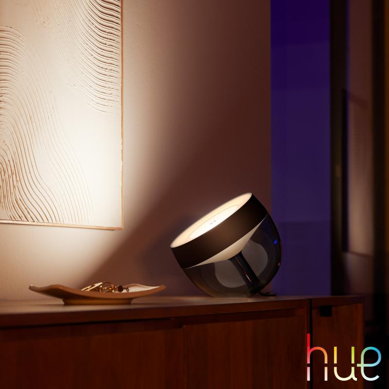 PHILIPS Hue Iris Lampe de table LED RVB avec variateur, 26448900