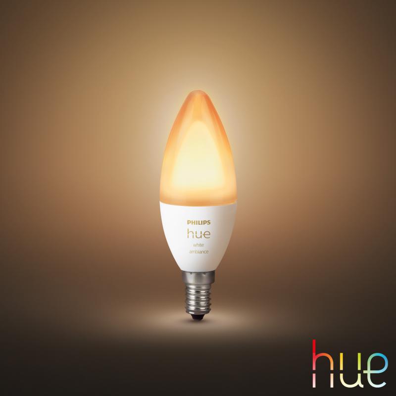 PHILIPS Hue White Ambiance LED E14, 5,2 watts, 8719514356658