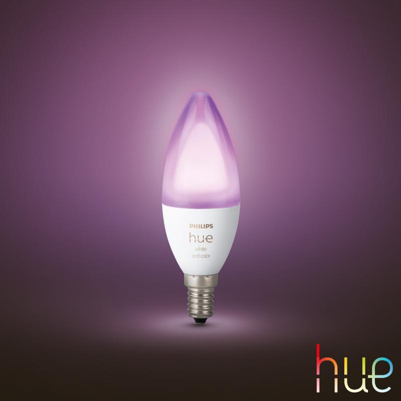 PHILIPS Hue White and Color Ambiance LED E14, 5,3 watts, 8719514356610