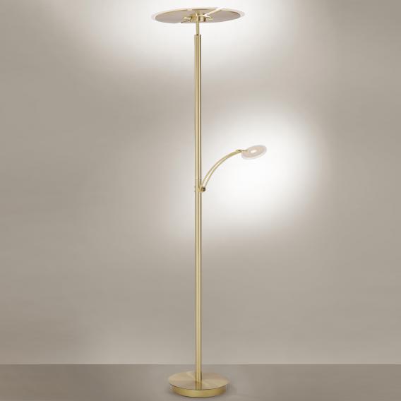 Paul Neuhaus Artur Led Floor Lamp With, Brass Led Floor Lamp