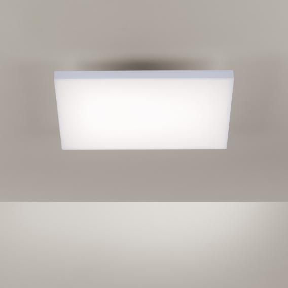 Paul Neuhaus Frameless LED ceiling light with dimmer and CCT, square