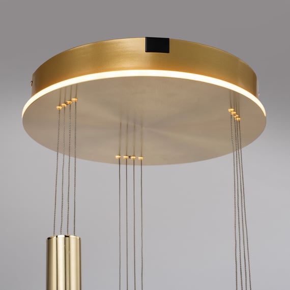 Nouvelle lampe de piano halogène, fabriquée à la main en Allemagne par  Neuhaus