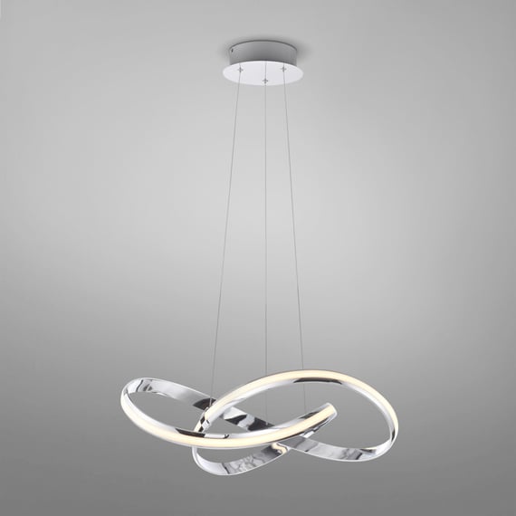 Paul Neuhaus Pendelleuchte VIVINA – 5-flammig, Chrom, Mit G9 ECO-Halogen Leuchtmitteln