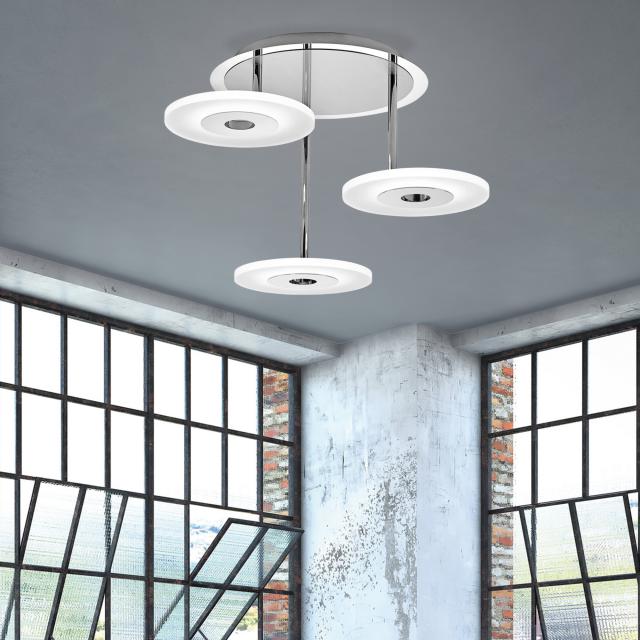 Paul Neuhaus Adali LED ceiling light with dimmer