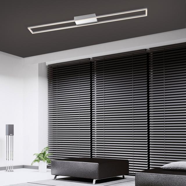 Paul Neuhaus Inigo LED ceiling light, rectangular