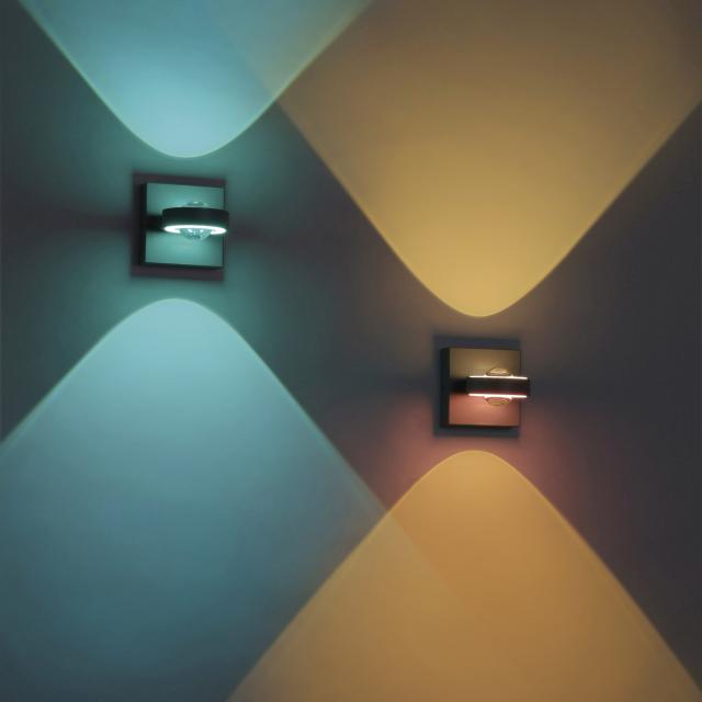Paul Neuhaus Q-Mia RGBW LED spotlight/wall light with dimmer and CCT