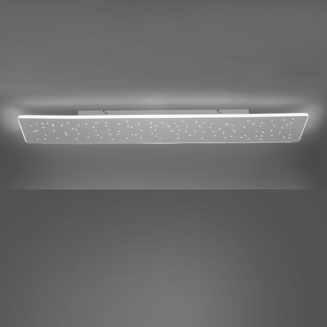 Paul Neuhaus Q-Nightsky LED ceiling light with dimmer and CCT, elongated