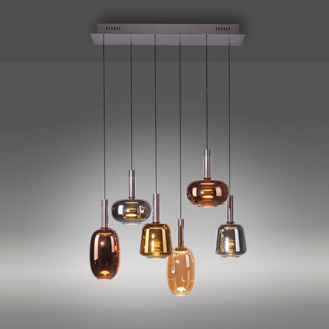 Lampada A Sospensione A Batteria 6000 MAh – Design Cilindrico Nero E Oro, Dimmerabile E Regolabile In Altezza, Con Attacco Magnetico
