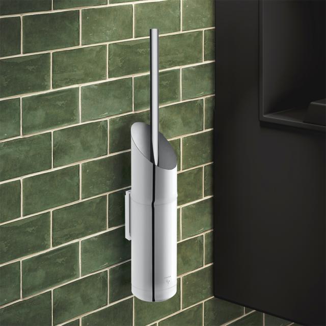 Pomd'or Eda wall-mounted toilet brush set chrome