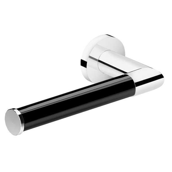 Pomd'or Heritage Pure toilet roll holder left, chrome/black