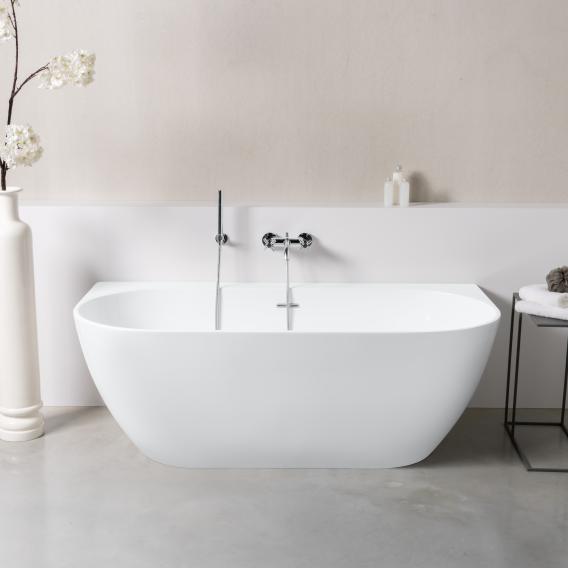 PREMIUM 200 back-to-wall bath with panelling L: 166 W: 80 H: 56.5 cm