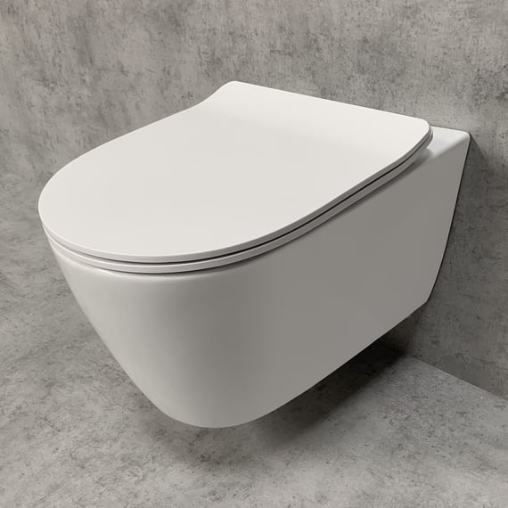 Cuvette de toilette suspendue St. Tropez par Swiss Madison blanche