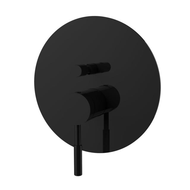 PREMIUM 100 concealed single lever bath/shower mixer matt black