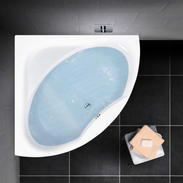 PREMIUM 100 Eck-Badewanne, Einbau Länge: 150 cm, Breite: 150 cm Innentiefe: 46 cm