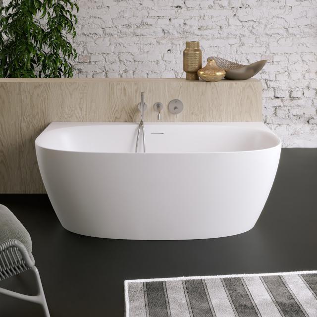 PREMIUM 200 back-to-wall bath with panelling length: 170, width: 80, height: 58 cm