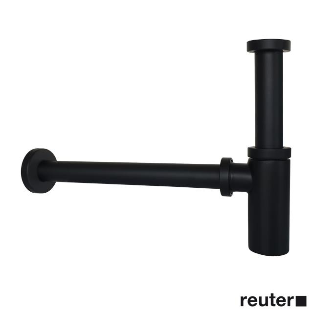 PREMIUM Universal design  siphon 1 1/4" x 32 mm matt black